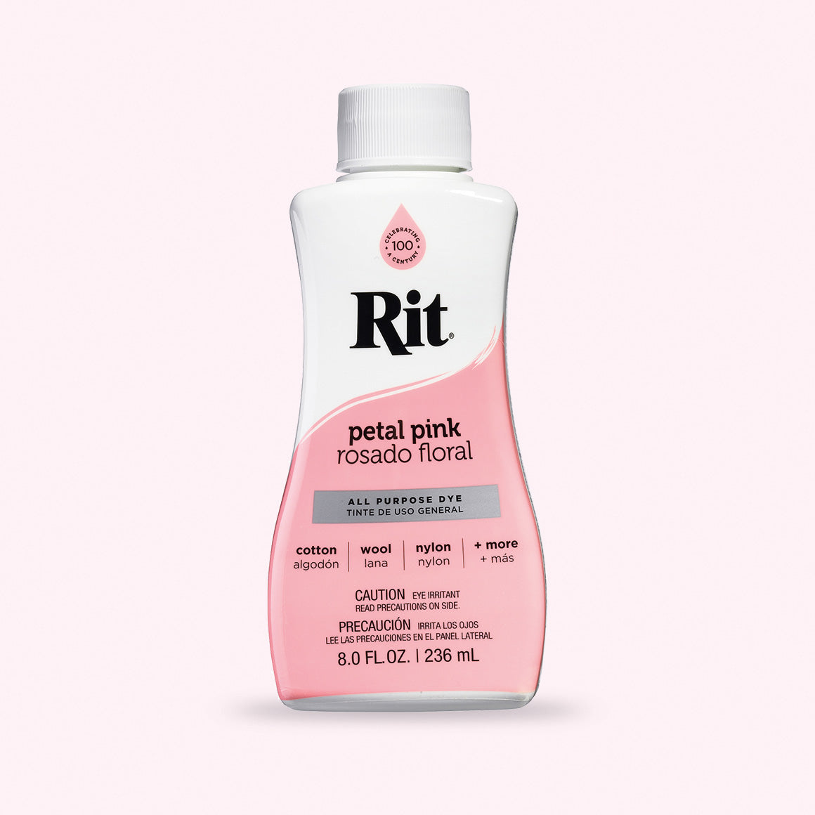 Rit All Purpose Dye, Petal Pink - 8.0 fl oz