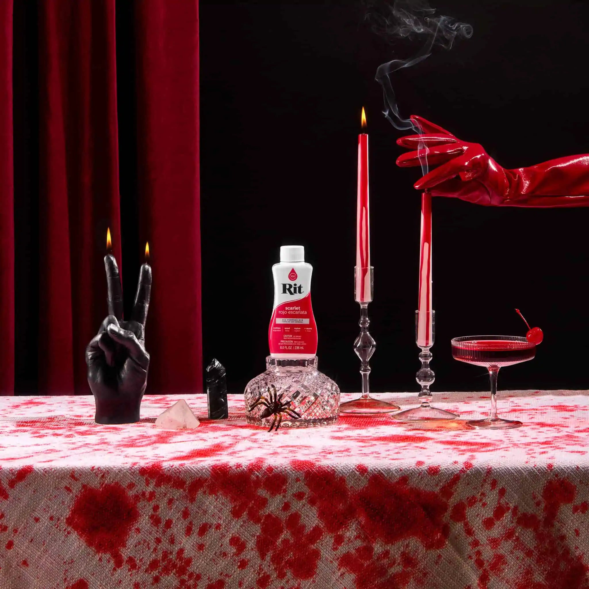 Splatter Fake Blood Table Cover