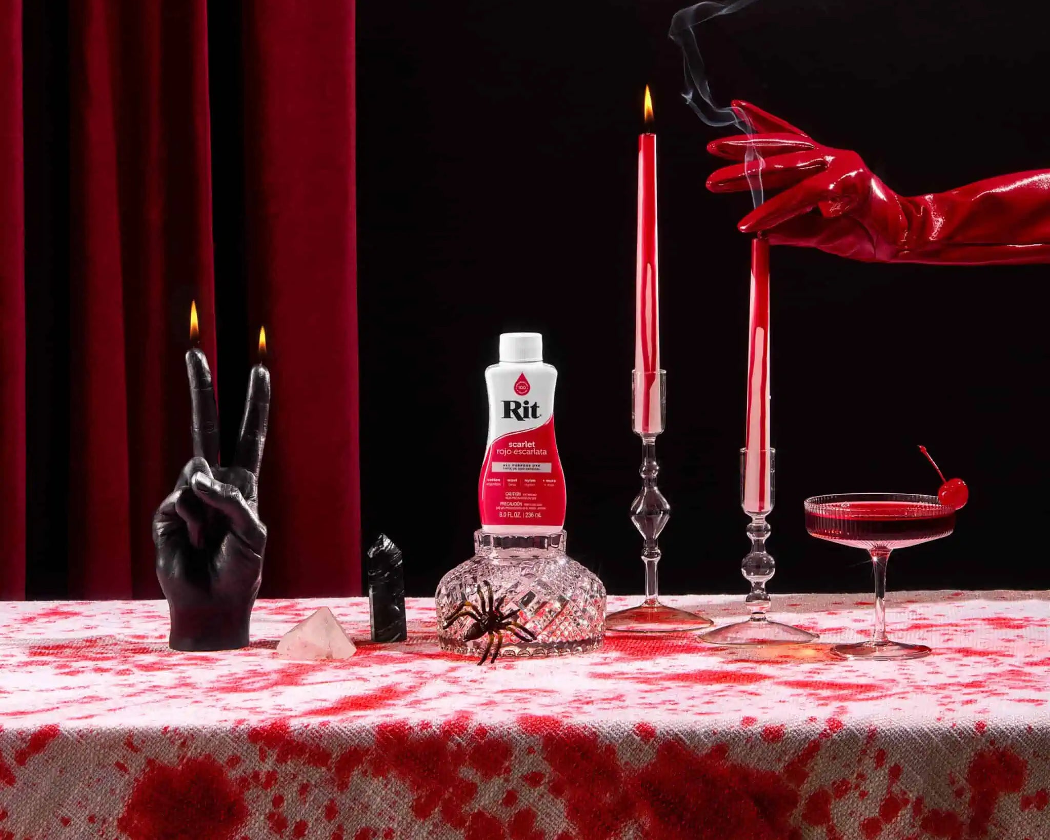 Splatter Fake Blood Table Cover