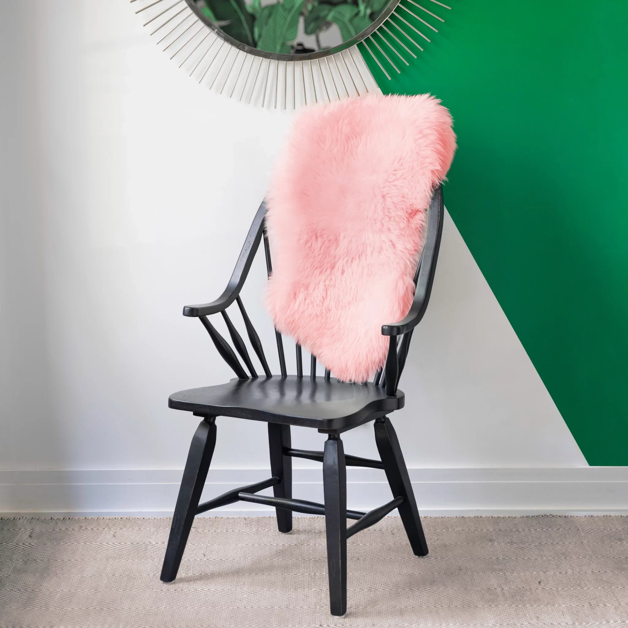 Dyed Sheepskin Rug