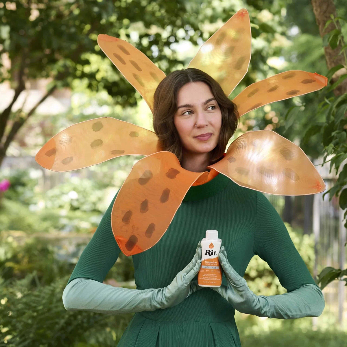 DIY Tiger Lily Flower Costume