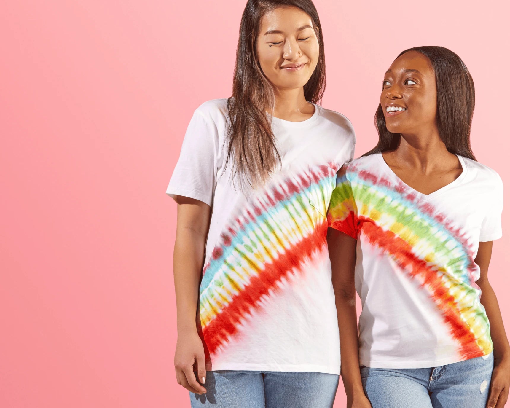 Couples Rainbow Tie-Dye