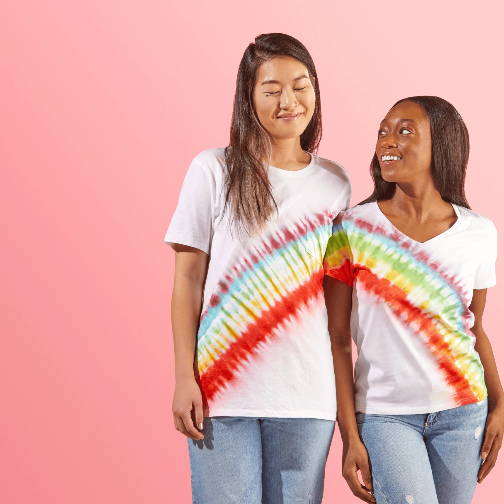 Couples Rainbow Tie-Dye