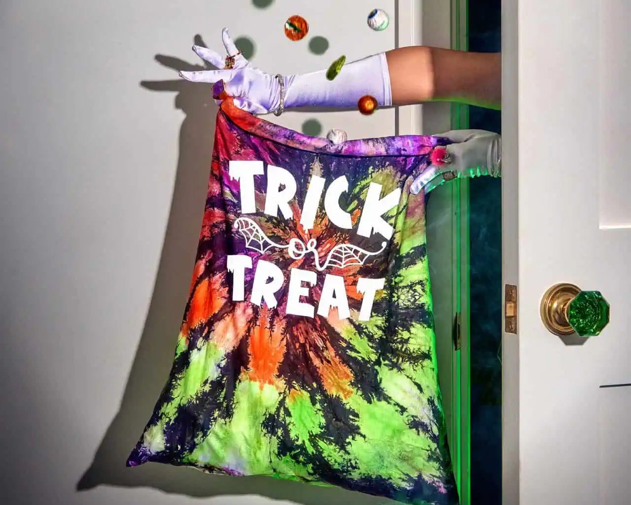 Tie-Dye Pillowcase Trick-or-Treat Bag