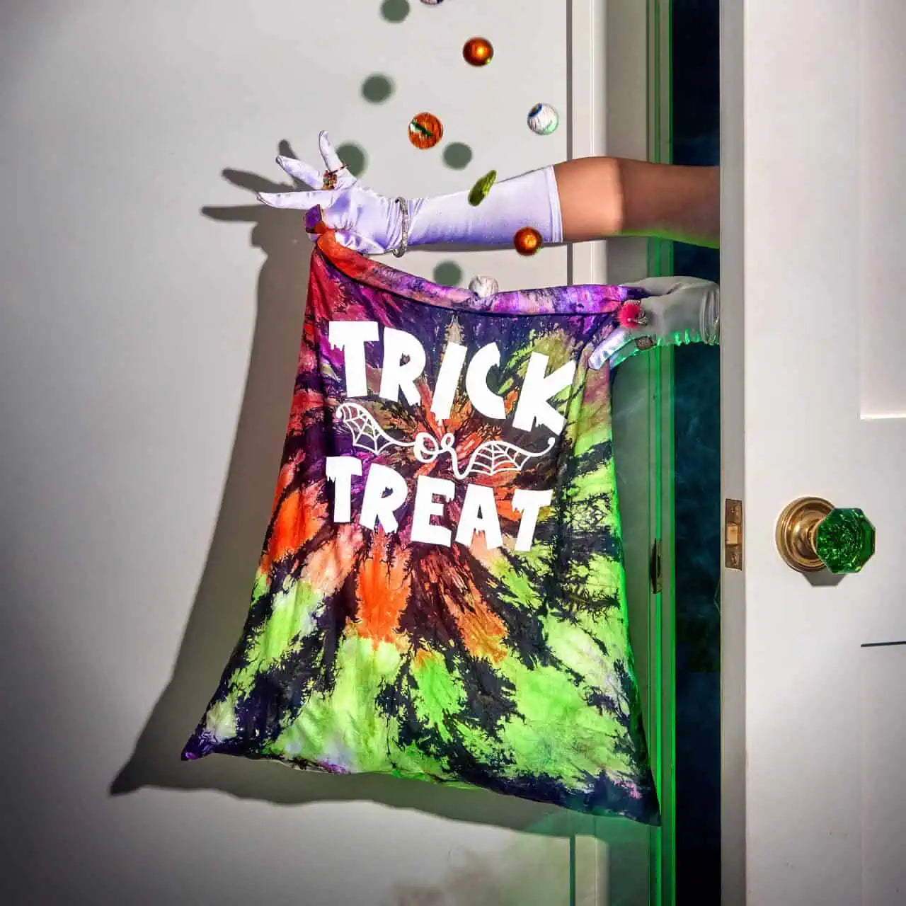 Tie-Dye Pillowcase Trick-or-Treat Bag