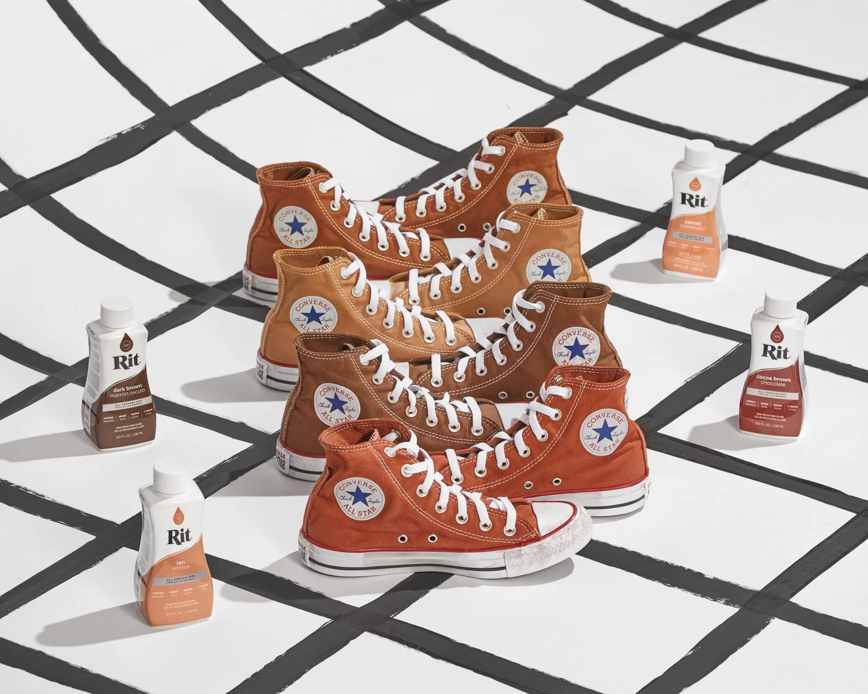 How to Dye Your Converse Brown