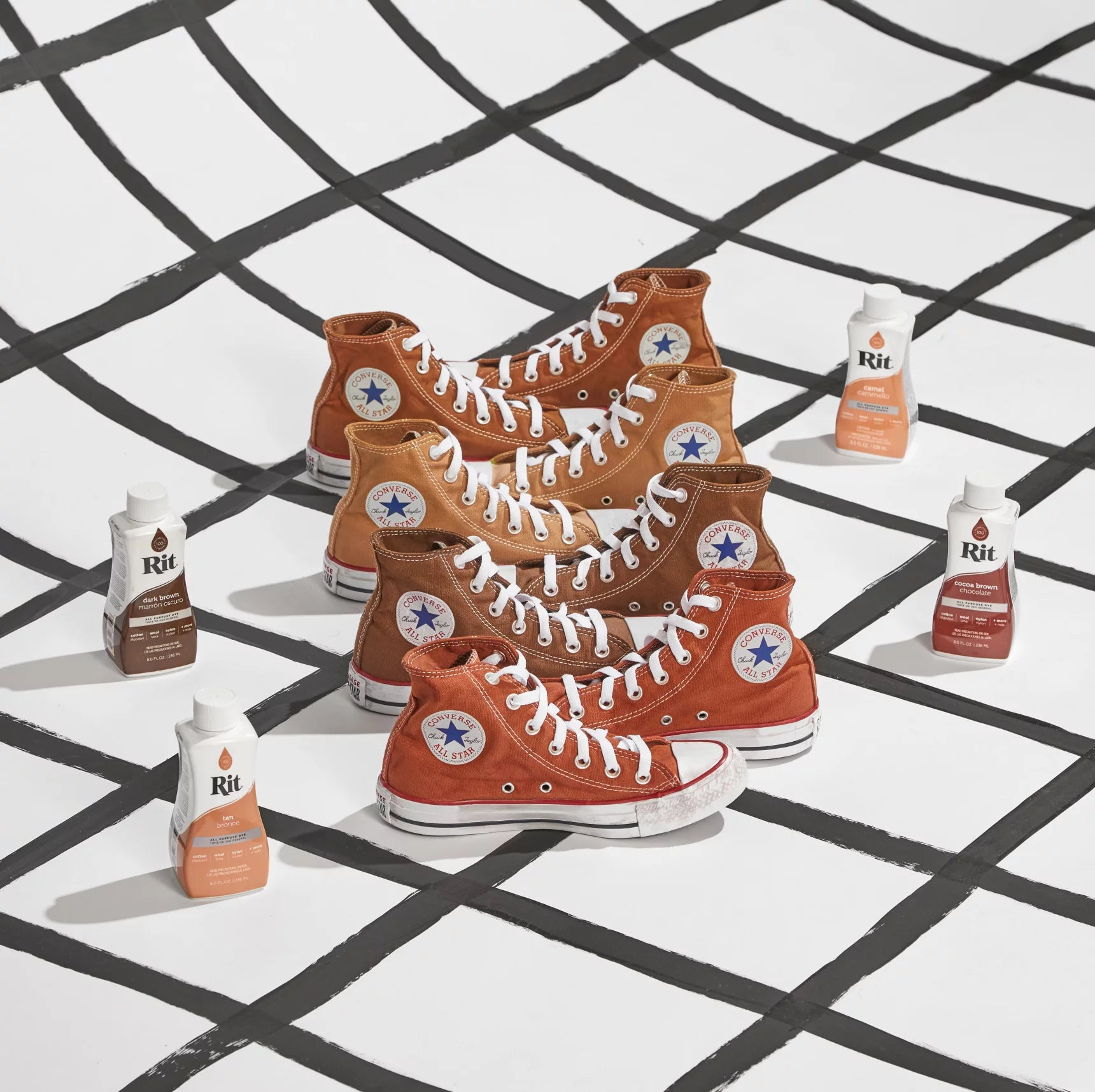 How to Dye Your Converse Brown