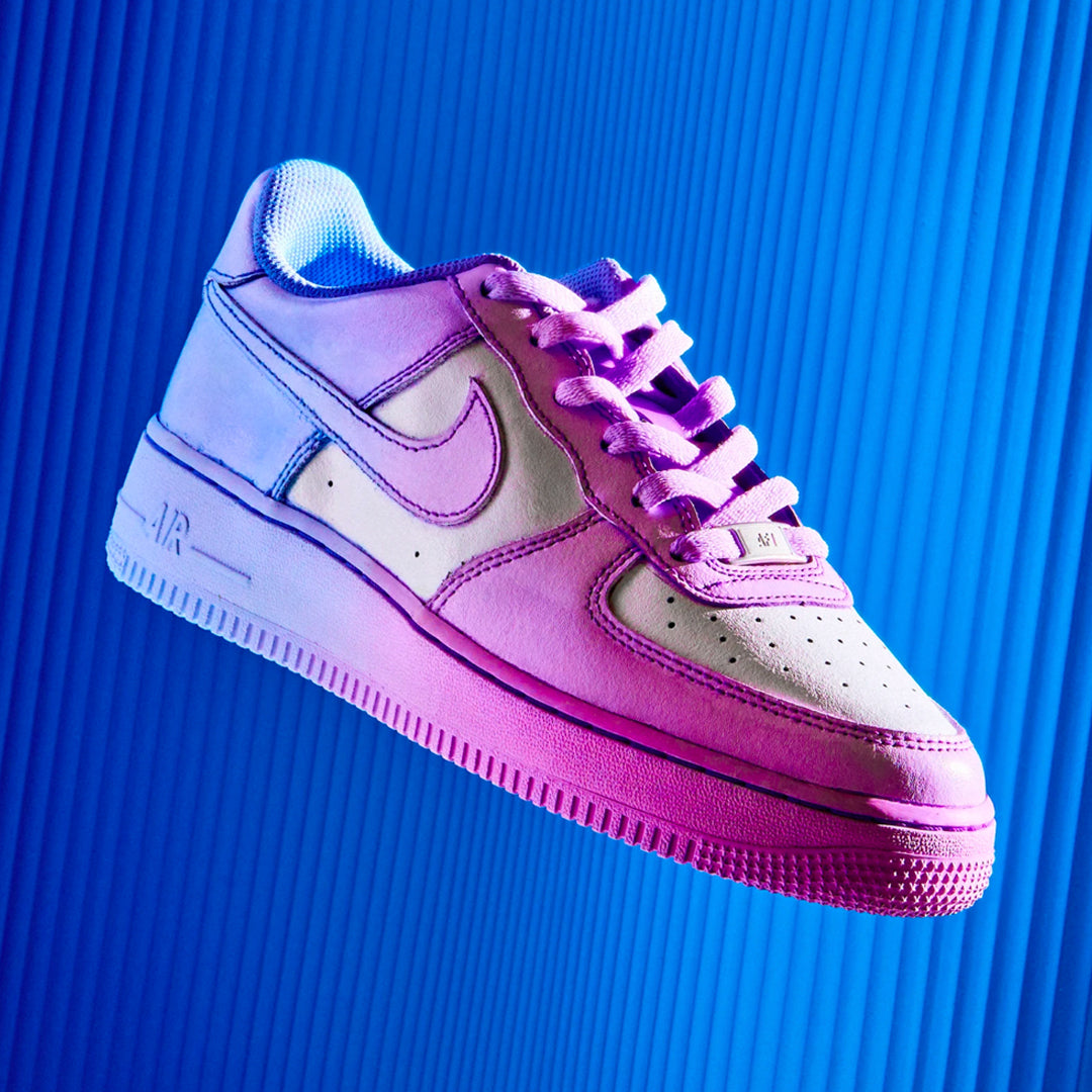 How to Ombré Dip Dye Sneakers