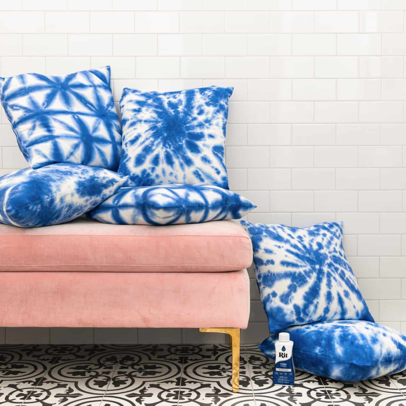 Indigo Shibori Tie Dye Kit