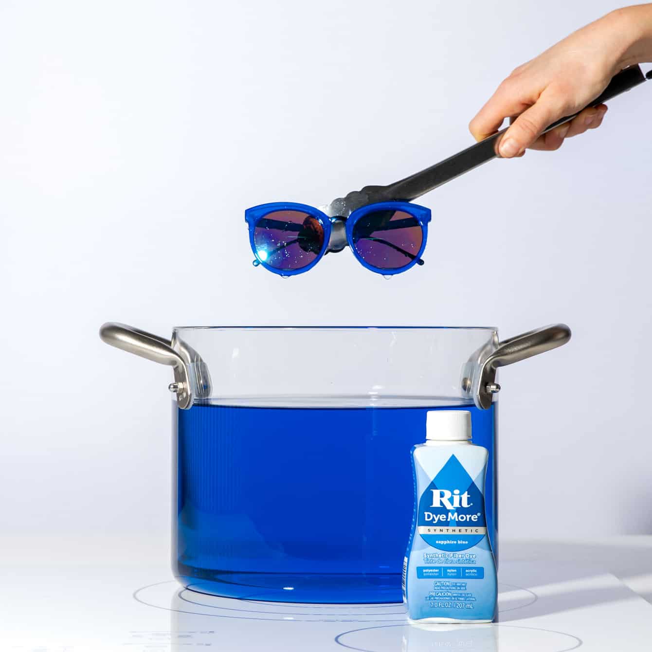 Rit Sapphire Blue DyeMás Tinte para Sintéticos