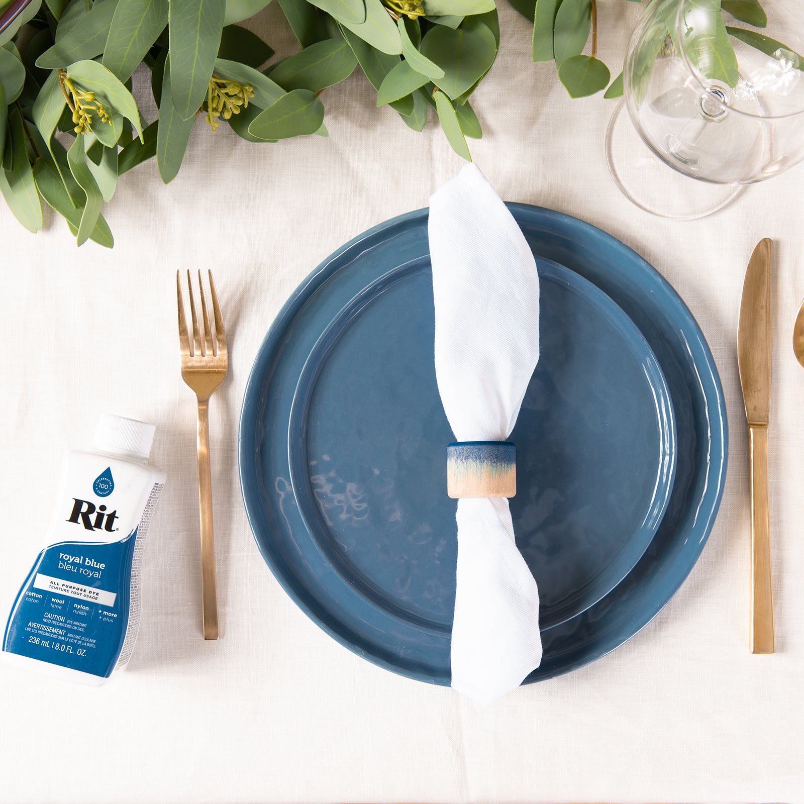 Teinture liquide tout usage bleu royal Rit