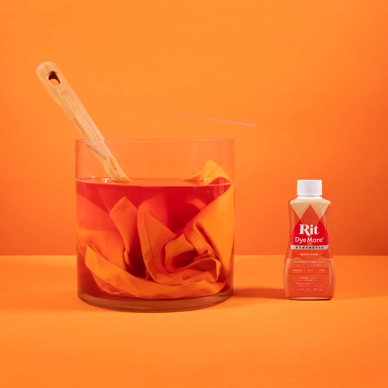 Rit Apricot Orange DyeMás Tinte para Sintéticos