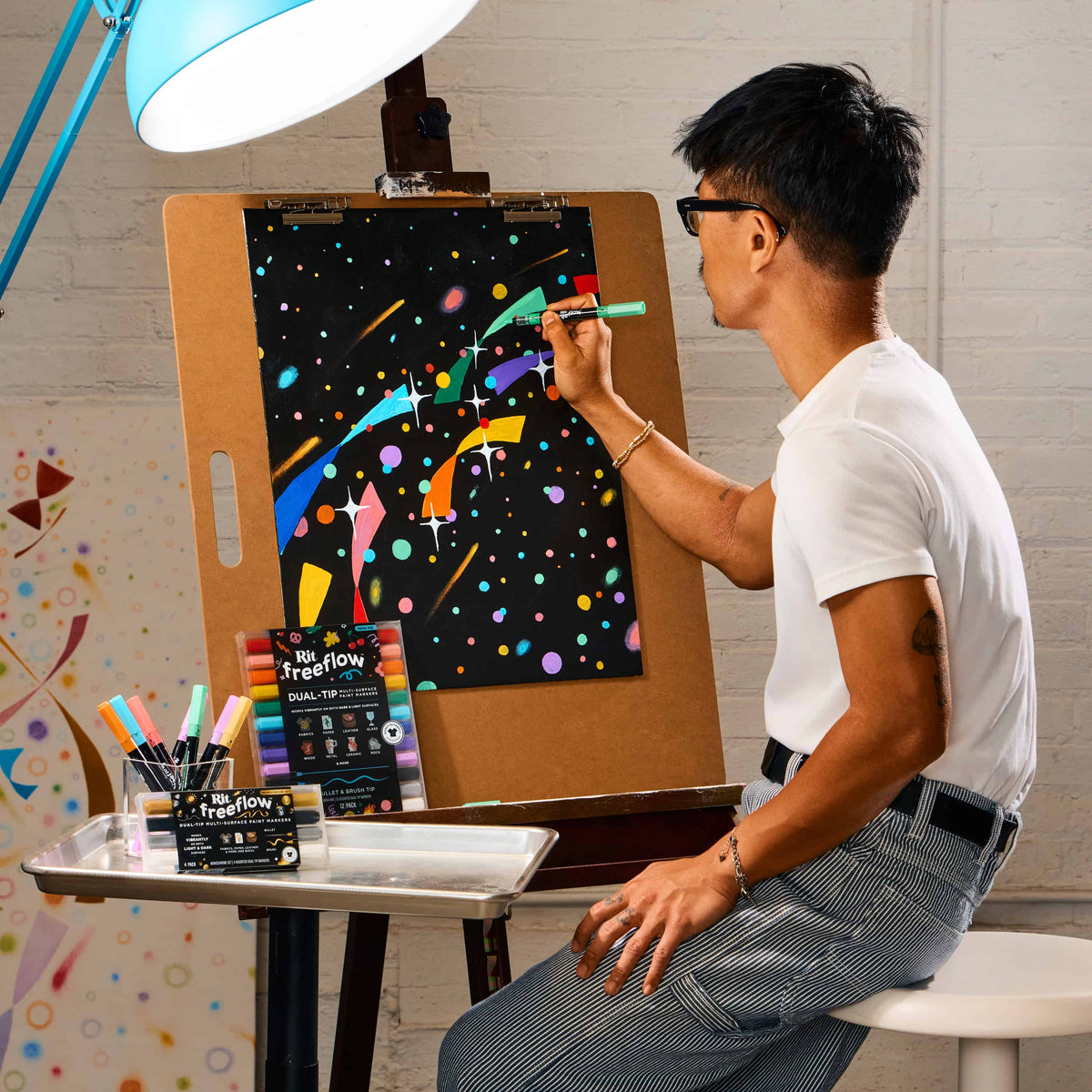 Mega Mix FreeFlow Multi-Surface Dual-Tip Paint Markers