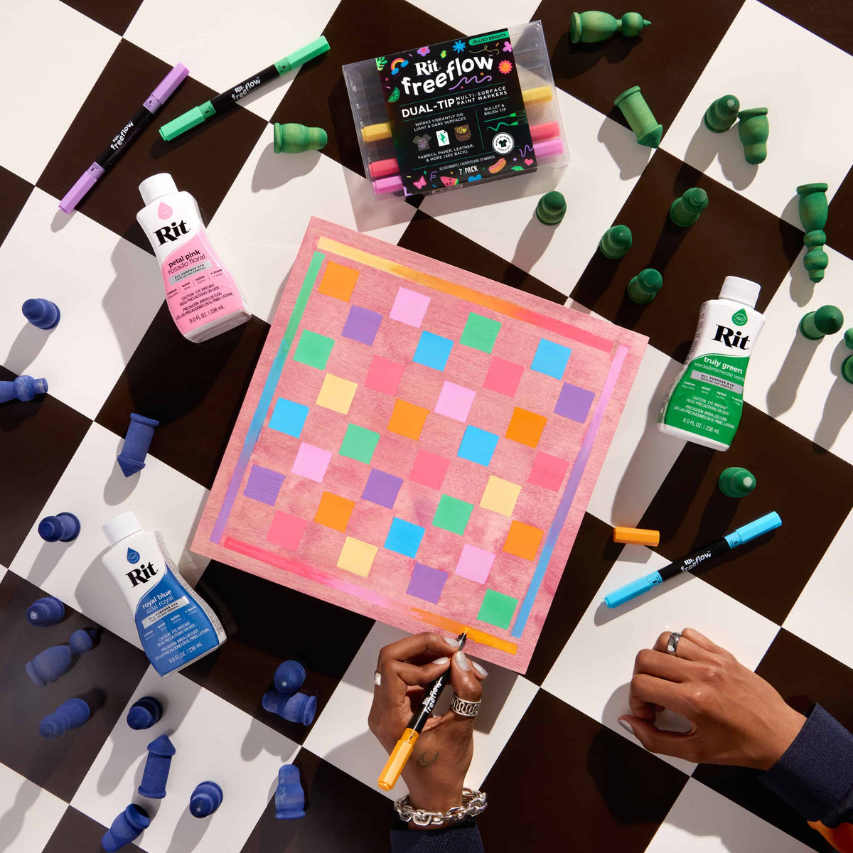 Jellied Brights FreeFlow Multi-Surface Dual-Tip Paint Markers